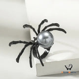 Simple Spider Shape Halloween Fashion Ring