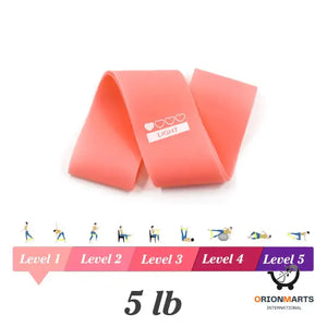 Yoga Resistance Rubber Bands for Indoor and Outdoor Fitness