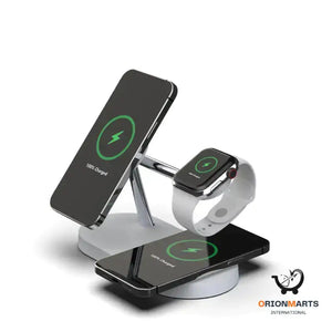 Five-in-one Magnetic Wireless Charging Dock with Watch