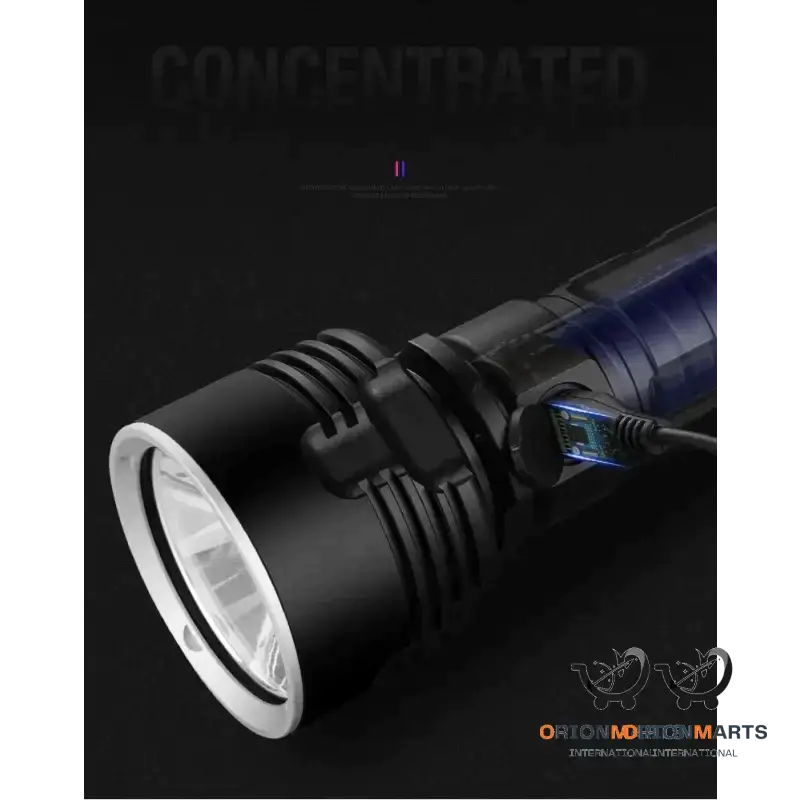 Strong Flashlight Focusing Led Flash Light Rechargeable