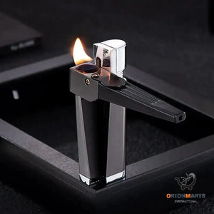 Foldable Metal Pipe Lighter Smoking Gadget