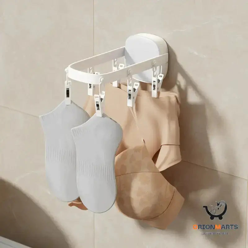 Folding Punch-free Clothes Hanger