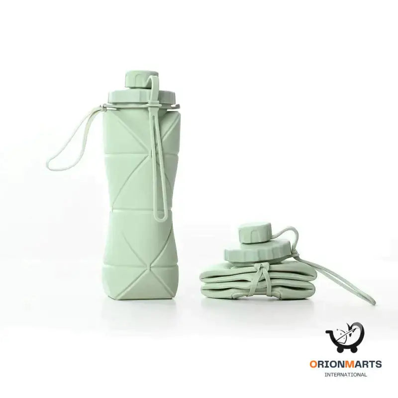 Folding Silicone Sports Water Bottle