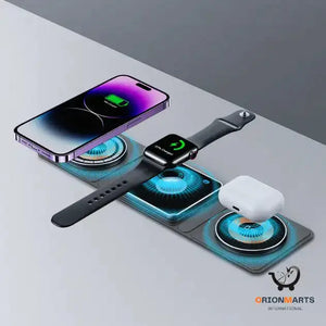 Folding Transparent 3-in-1 Wireless Charger