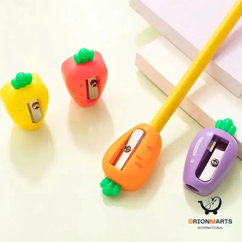 Cute Fruit and Vegetable Pencil Sharpener Small and Portable
