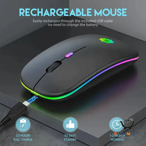 Silent Gaming Laptop Mouse for Girls