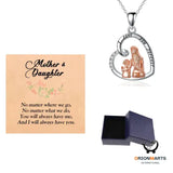 Heart Shaped Two Tone Mother’s Day Necklace