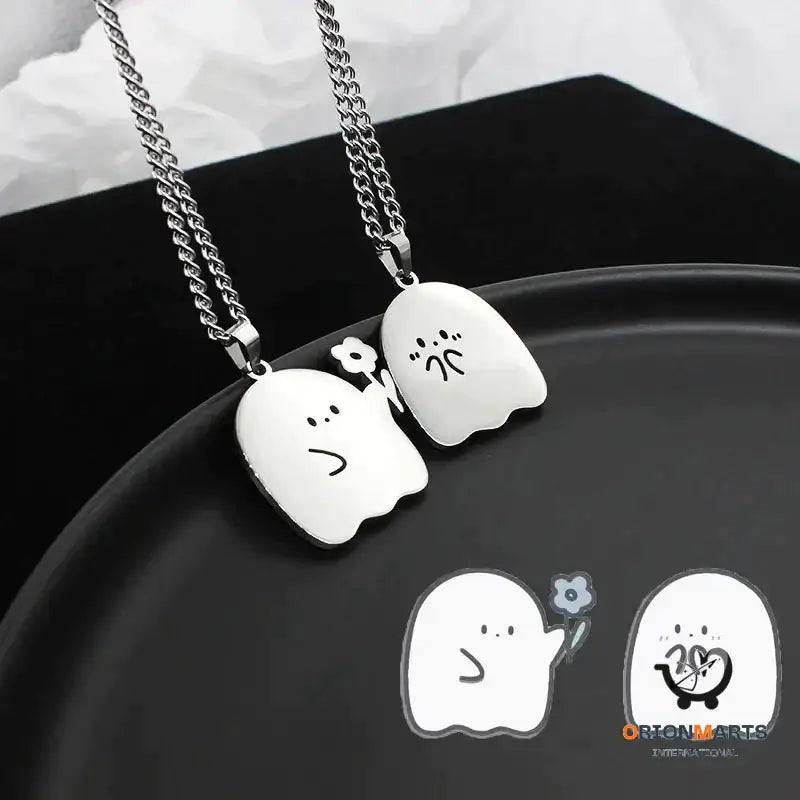 Ghost Couple Necklace
