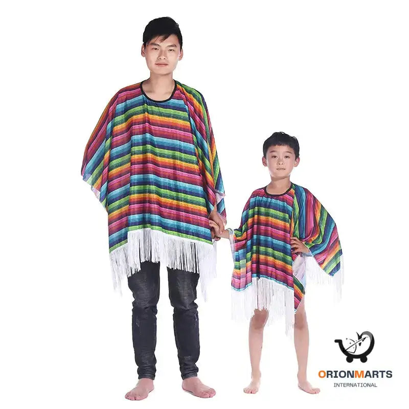 Mexican Cloak Adult & Children’s Shawl