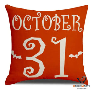 Halloween Printed Sofa Pillow Cover