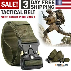 Military Tactical Belt Heavy Duty Security Guard Working