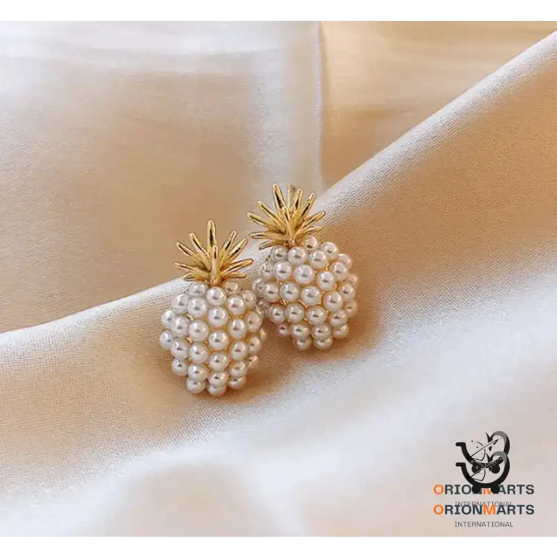 Pineapple Pearl Earrings