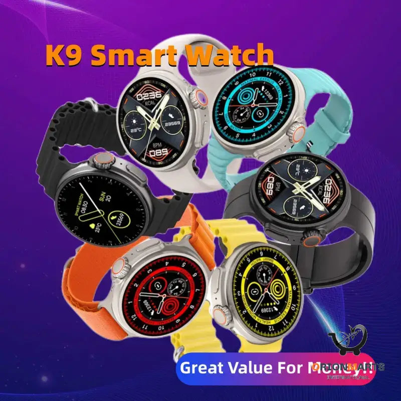 K9 Smart Watch Wireless Charging