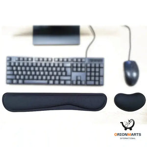 Memory Foam Keyboard Wrist Rest Mouse Pad