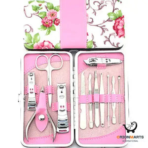 12 Piece Stainless Steel Nail Clipper Set