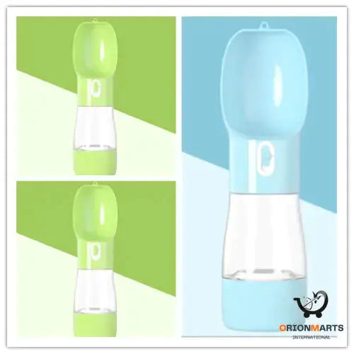 Multifunctional Pet Water Bottle with Bowl