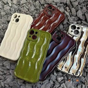 Water Ripple-sensitive Phone Case in Solid Color
