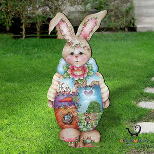 Easter Bunny House Decoration