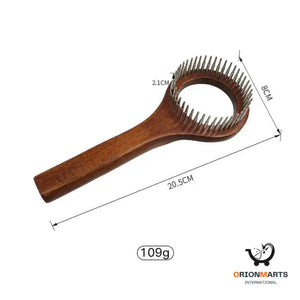 Antique Solid Wood Pet Comb for Hair Removal