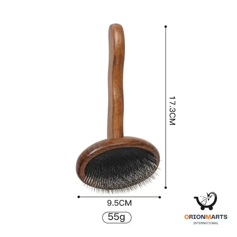 Antique Solid Wood Pet Comb for Hair Removal